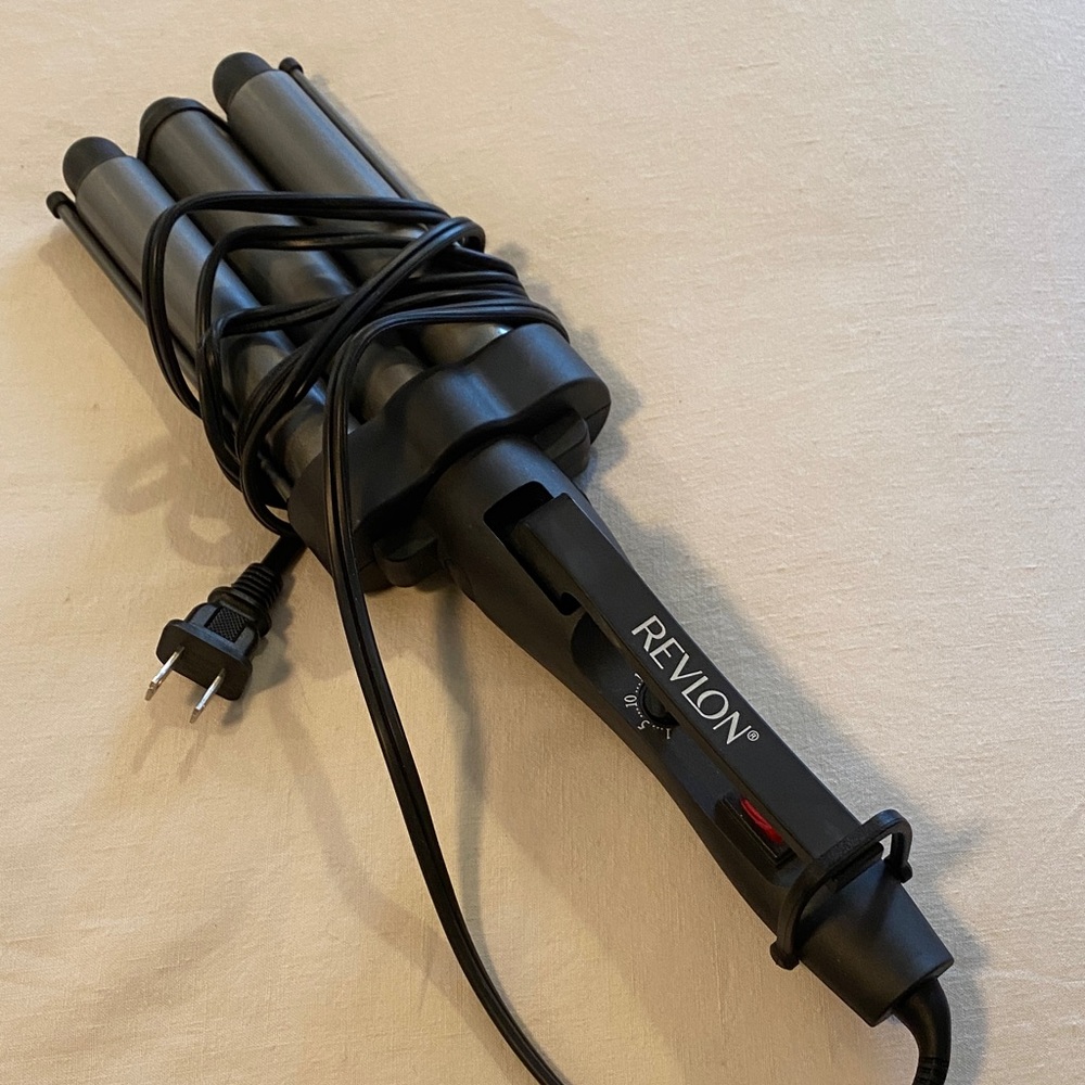 Revlon Triple Barrel Black Hair Styler